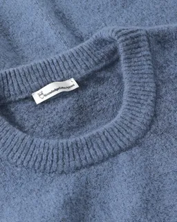 KnowledgeCotton Apparel KnowledgeCotton Apparel Herren vegan Pullover Soufflé Yarn Vintage Indigo – Produktbild 1 von 1