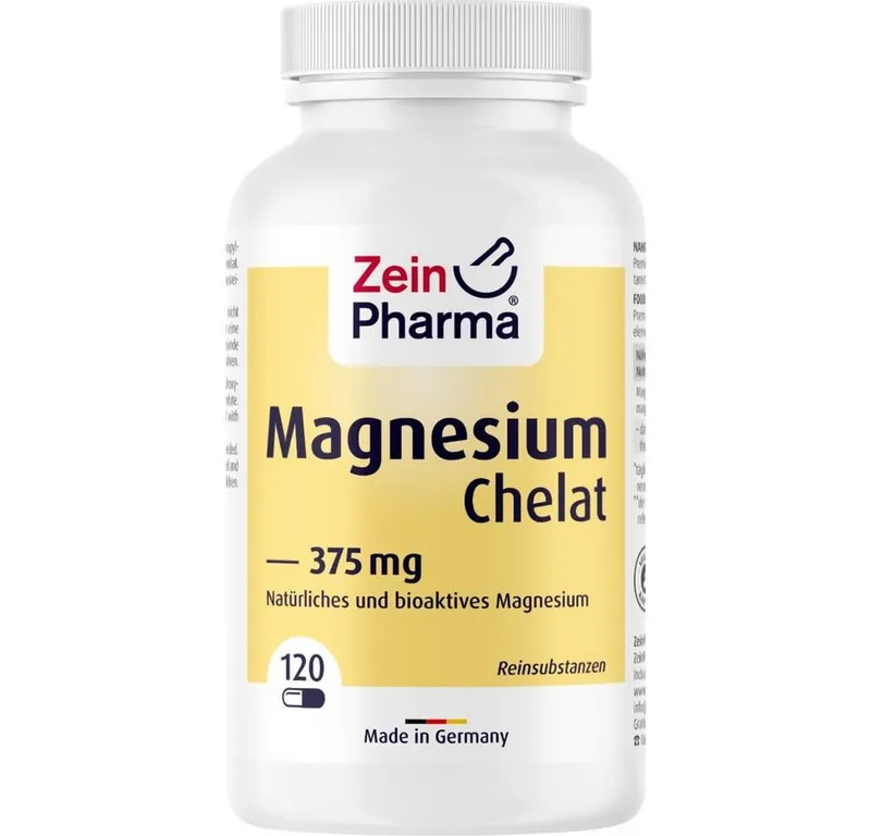 Zein Pharma - Germany GmbH MAGNESIUM CHELAT Kapseln hoch bioverfügbar Kapseln, 120 St. – Produktbild 1 von 1