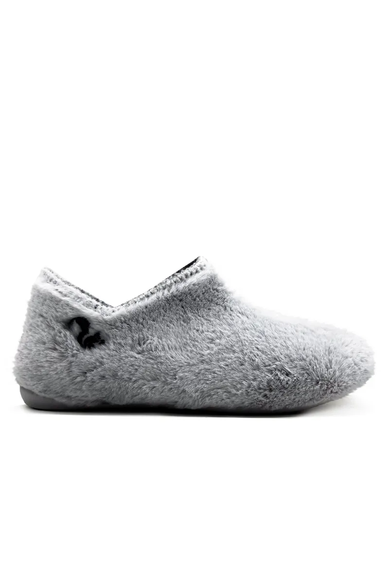 thies thies Damen vegan Hausschuhe Hellgrau (W/X), Hellgrau, – Produktbild 1 von 2