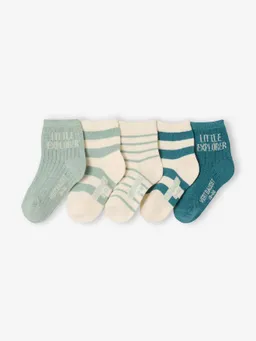 Vertbaudet 5er-Pack Baby Socken LITTLE EXPLORER – Produktbild 1 von 1