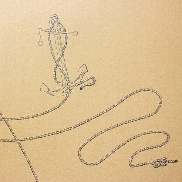 Bow & Hummingbird Bow & Hummingbird Geschenkpapier Stockanker – Produktbild 3 von 4