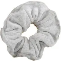 Frija Omina Frija Omina Scrunchies Nickisamt einzeln - Haargummi, Hellgrau, – Produktbild 1 von 1