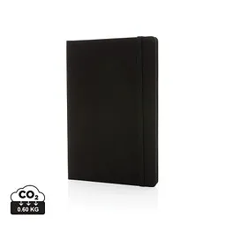 XD Collection XD COLLECTION GRS-zertifiziertes rPET-A5-Notizbuch, schwarz, schwarz, Schwarz, – Produktbild 1 von 1