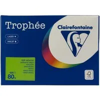Clairefontaine 500 Blatt Clairfontaine Farbiges Kopierpapier "Trophee" 80 g/m², DIN A4, maigrün – Produktbild 1 von 1