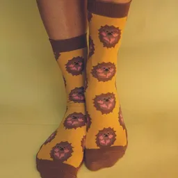 Fräulein Prusselise Fräulein Prusselise Igel Socke, gelb, hedgehog, bunt gemustert – Produktbild 1 von 1