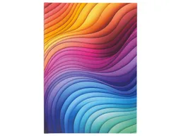 Notizbuch "Colour Waves" DIN A5 liniert, 72 Blatt – Produktbild 1 von 1