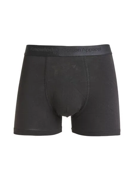 KnowledgeCotton Apparel KnowledgeCotton Apparel Herren-Unterhosen im 2er-Pack, Black jet, – Produktbild 2 von 4