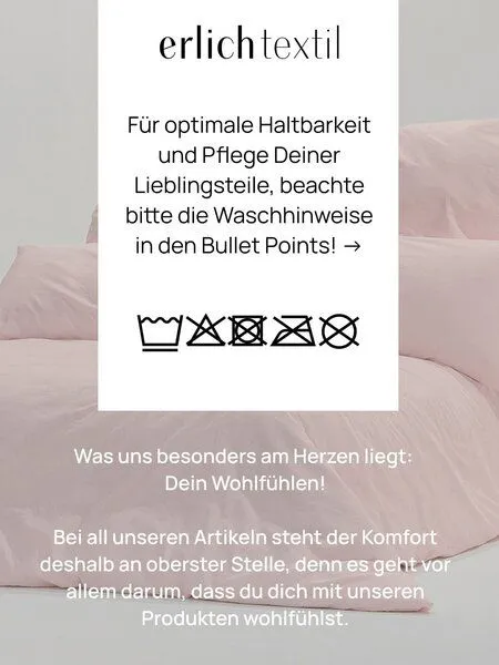 erlich textil erlich textil Cotton Linen Select Spannbettlaken aus Bio-Baumwolle, Leinen Mix, made in Europe, Magnolie, – Produktbild 4 von 4
