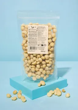 KoRo Ganze und halbe Bio Macadamiakerne | 500 g – Produktbild 1 von 1