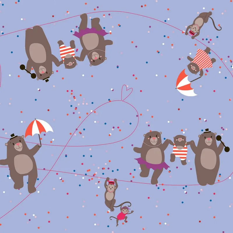 Bow & Hummingbird Bow & Hummingbird Geschenkpapier Circus Bears – Produktbild 6 von 8
