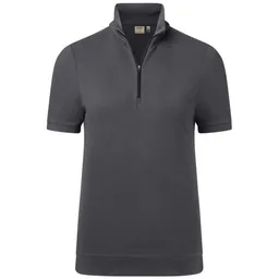 HAKRO HAKRO Zip-Shirt Piquè ECO #334 Gr. 6XL karbongrau – Produktbild 1 von 1
