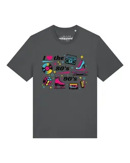 watapparel watapparel T-Shirt Unisex 80s Love – Produktbild 1 von 1