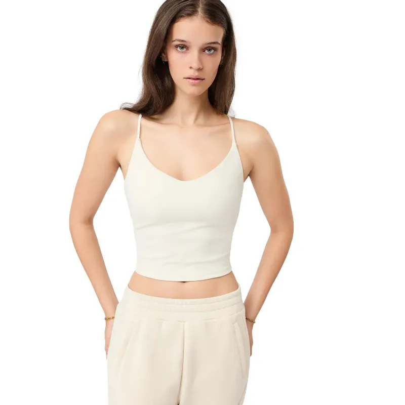 mandala Damen-Top Mandala Cropped Pilates, Beige, – Produktbild 1 von 1