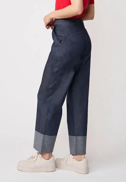 LANA Organic LANA Organic Denimhose aus Bio Baumwolle für Damen, Modell Raquel, Denim, – Produktbild 5 von 5
