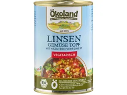 Ökoland Ökoland Bio-Linsen-Gemüsetopf, 400 g – Produktbild 1 von 1
