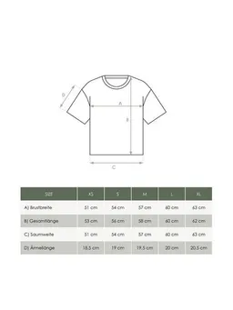 FUXBAU FUXBAU Gestreiftes Boxy Frauen T-Shirt Milos - cremeweiß salbei – Produktbild 1 von 1