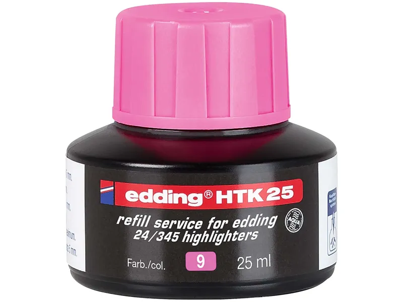 Edding Edding Nachfülltinte "HTK25" für Textmarker "24 EcoLine", Pink, – Produktbild 1 von 1