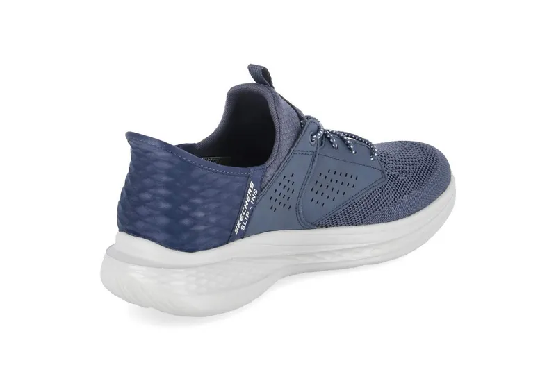 Skechers Skechers Slipper 210889 NVY Herren Textil & Synthetik blue Schnürschuh, Blau, – Produktbild 4 von 5