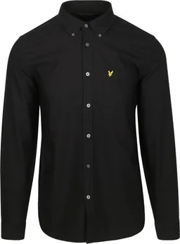 Lyle and Scott Lyle & Scott Shirt Plain Oxford Schwarz - Größe M – Produktbild 1 von 1