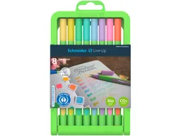 Schneider Schneider Fineliner "Line-Up" pastell 8er Stiftebox, farbig sortiert – Produktbild 1 von 1