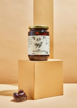 KoRo Schwarze Bio Kalamata Oliven | 400 g – Produktbild 1 von 1