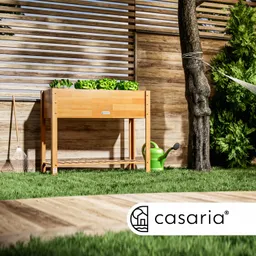 Casaria® Hochbeet Akazienholz FSC®-zertifiziert 100x40x84cm – Produktbild 1 von 1