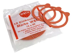 Weck Weck Einkochringe aus Gummi, Ø 8 cm, 10 Stk. – Produktbild 1 von 1