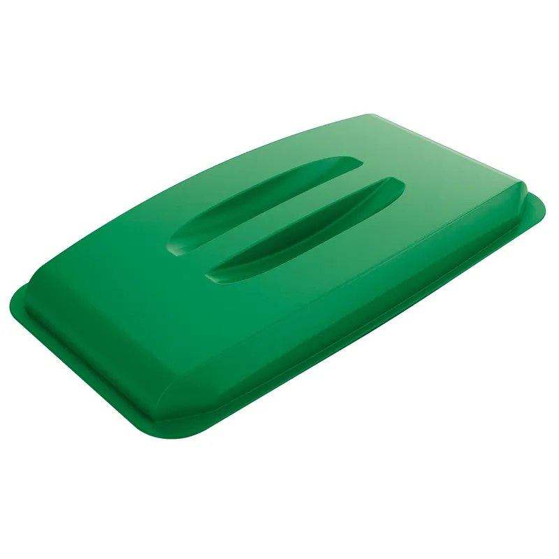 Durable DURABLE Mülleimer 'Durabin 60' 60 l, mit grünem Deckel – Produktbild 1 von 3