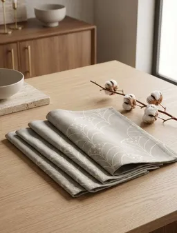 Nature by Adam Nature by Adam Argentinian Criolla Light Serviette 4er Pack - Made in Germany - 100% Bio-Baumwolle – Produktbild 1 von 1