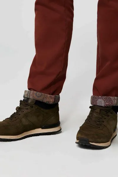 Meyer MEYER Thermo Supersoft Baumwoll-Chino, Rot (kupfer), – Produktbild 4 von 4