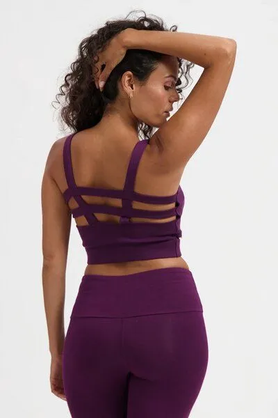 Urban Goddess Urban Goddess Mandala Yoga Sport-BH, Bloom (lila), – Produktbild 2 von 4