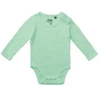 Neutral Neutral® Baby Wickelbody Strampler Langarm, Dusty mint, – Produktbild 1 von 1