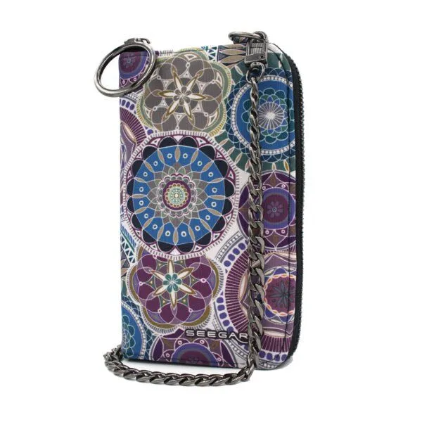 Seegarn Seegarn-Täschle / 2in1 Handy-Tasche und Geldbeutel (MB01), K2 - kette schwarz, – Produktbild 1 von 4