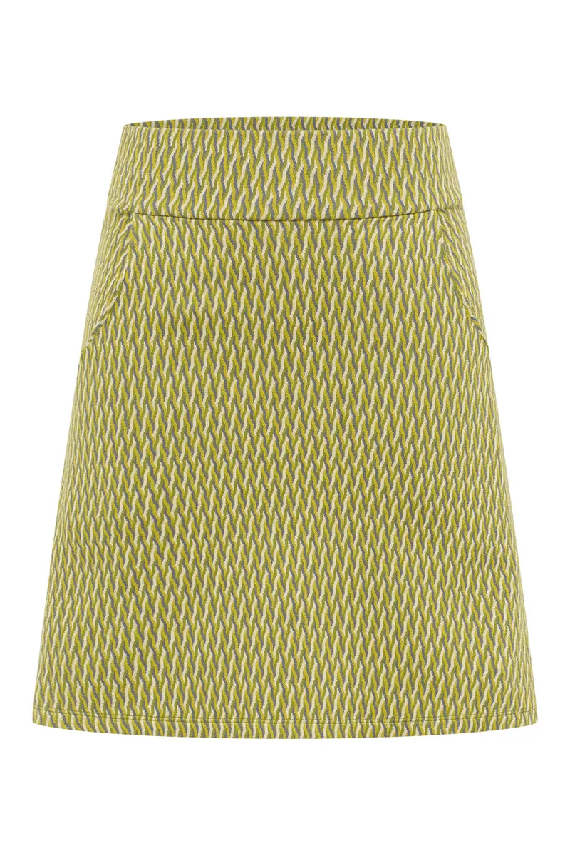 Tranquillo Gestrickter Rock im Retro-Look - seaweed / L – Produktbild 1 von 2