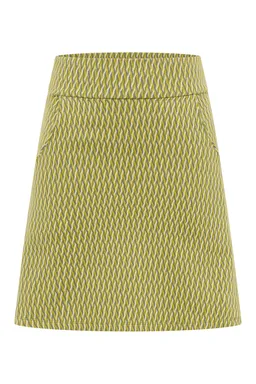 Tranquillo Gestrickter Rock im Retro-Look - seaweed / L – Produktbild 1 von 1