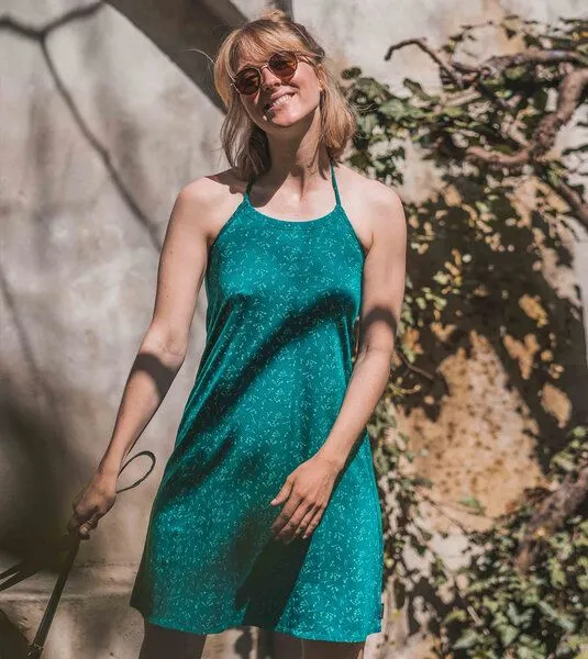 Gary Mash GARY MASH Neckholder Kleid Tracy aus LENZING ECOVERO Mix, Grün, – Produktbild 2 von 4