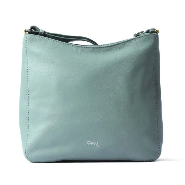 Vargu Vargu Leder-Umhängetasche Lunua 1, Mint green, – Produktbild 1 von 4