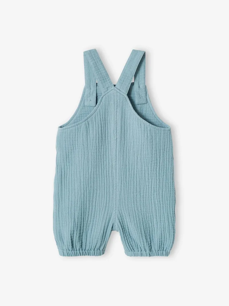 Vertbaudet Baby Latzhose für Neugeborene, Bleached, – Produktbild 2 von 4