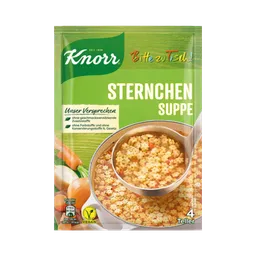 Knorr Knorr Bitte zu Tisch! Sternchensuppe, vegan, 4 Teller, 112g – Produktbild 1 von 1