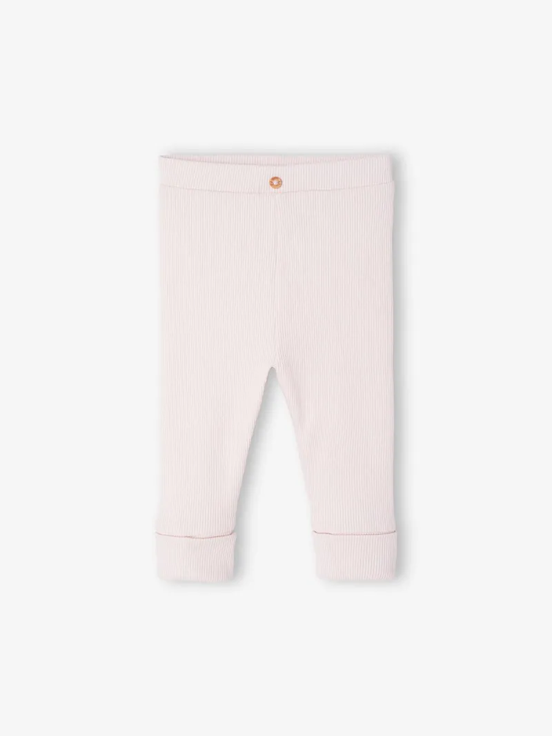 Vertbaudet Baby Leggings, Helles rosa, – Produktbild 1 von 3