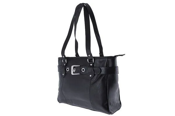 Alpenleder Alpenleder Shopper MIRANDA, Schwarz, – Produktbild 4 von 4