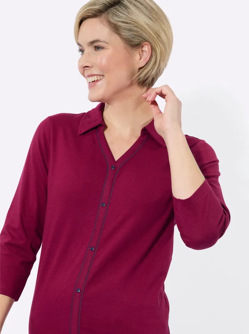 Witt Poloshirt malve, Malve, – Produktbild 1 von 2