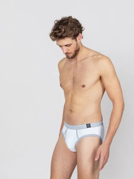 erlich textil erlich textil Theo Slip aus Bio-Baumwolle, made in Europe, Weiss, – Produktbild 4 von 4