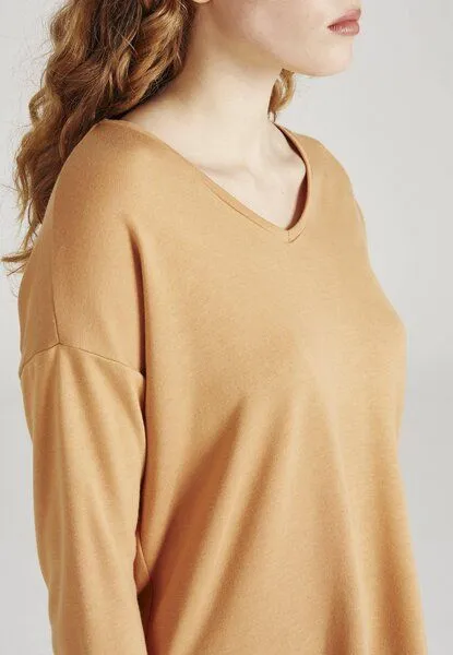 Givn Berlin Givn Berlin Damen Sweater aus TENCEL Modal "Jules", Light camel, – Produktbild 4 von 4