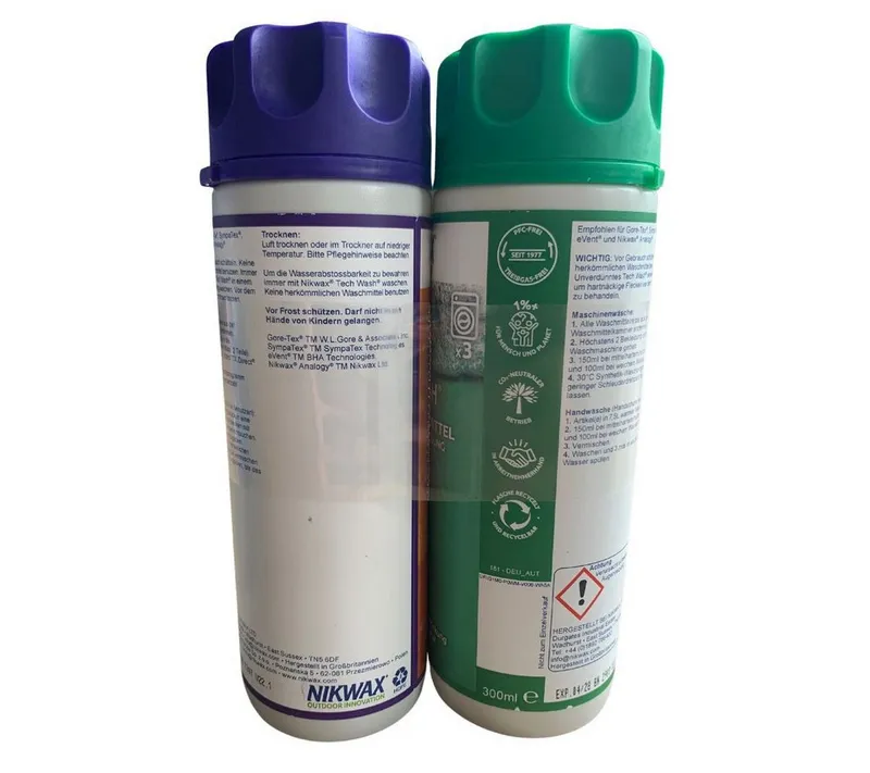 Nikwax Nikwax Tech Wash und TX Direct Wash In 2 x 0,3 L Doppelpack Spezialwaschmittel – Produktbild 3 von 3