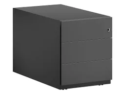 Bisley Bisley Rollcontainer "Note" mit 3 Schubladen T 77,5 cm schwarz – Produktbild 1 von 1