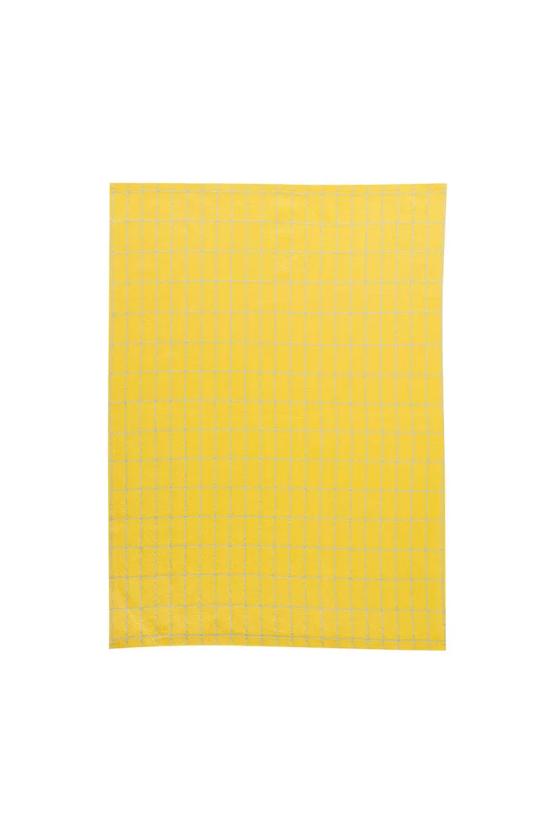 Tranquillo 2er-Set Geschirrtücher INDUSTRIAL (Bio-Baumwolle) - gelb – Produktbild 1 von 2