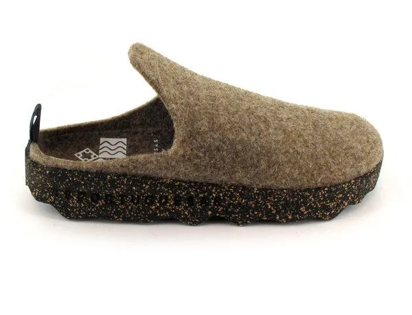 ASPORTUGUESAS ASPORTUGUESAS Come Filzpantoffeln mit Kork-Latex Sohle, Beige, – Produktbild 1 von 4
