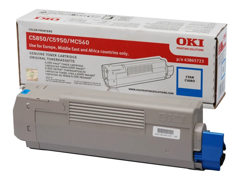 OKI Oki Toner 43865723 cyan – Produktbild 2 von 2