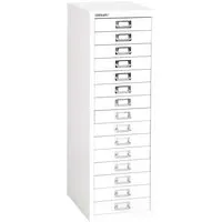 Bisley Schubladenschrank 15 Schübe, DIN A4 weiß – Produktbild 1 von 1